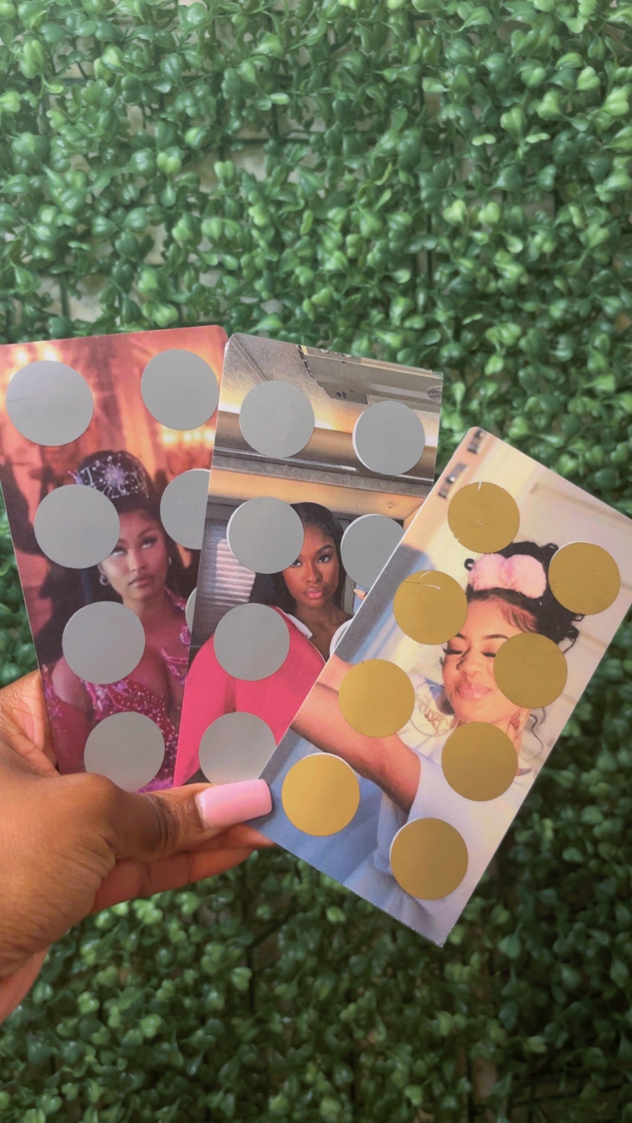 Celebrity scratch off Challenges