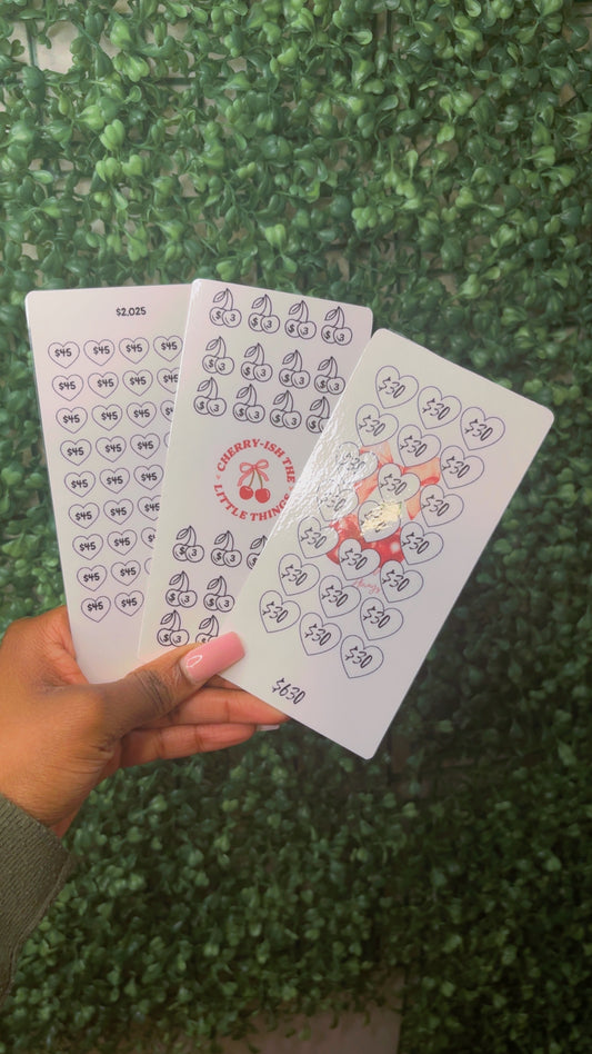 Cherry-ish Money Saving Challenges